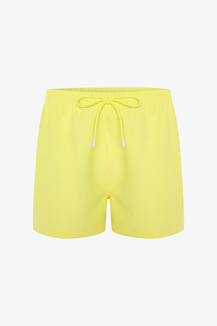 Sarı Erkek Şort Mayo - 1