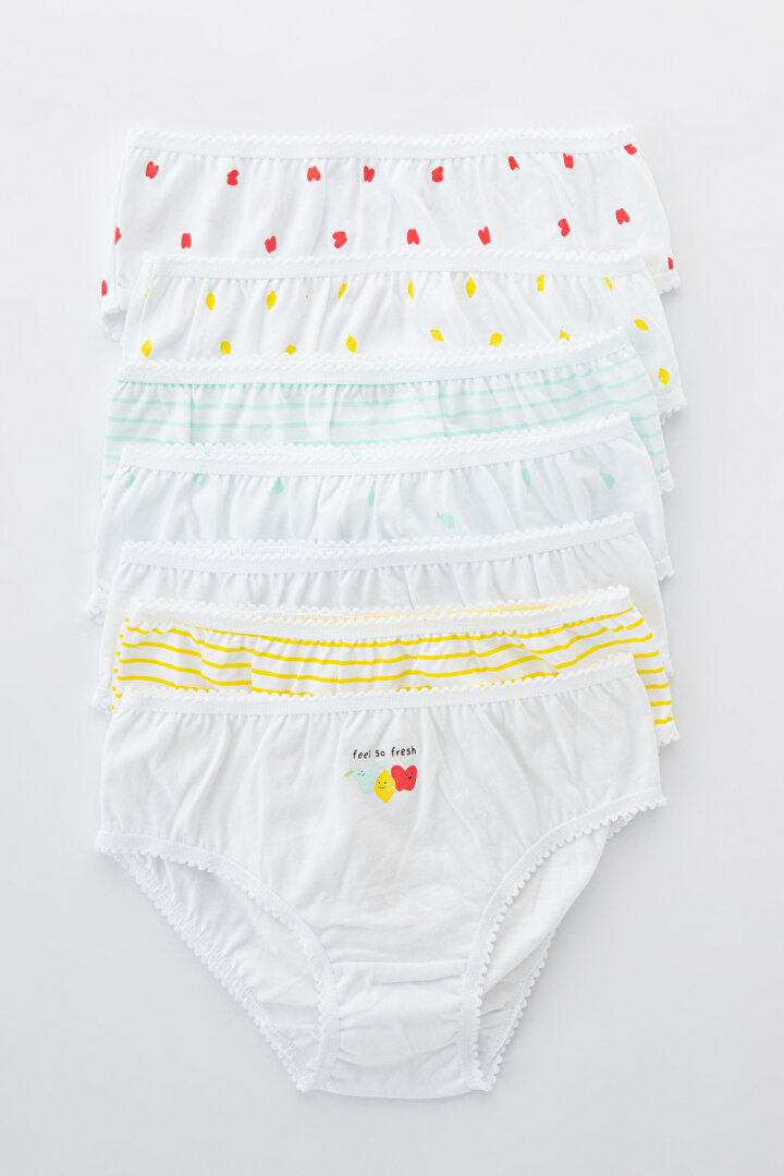 Kız Çocuk Fresh 7li Slip Külot - 1