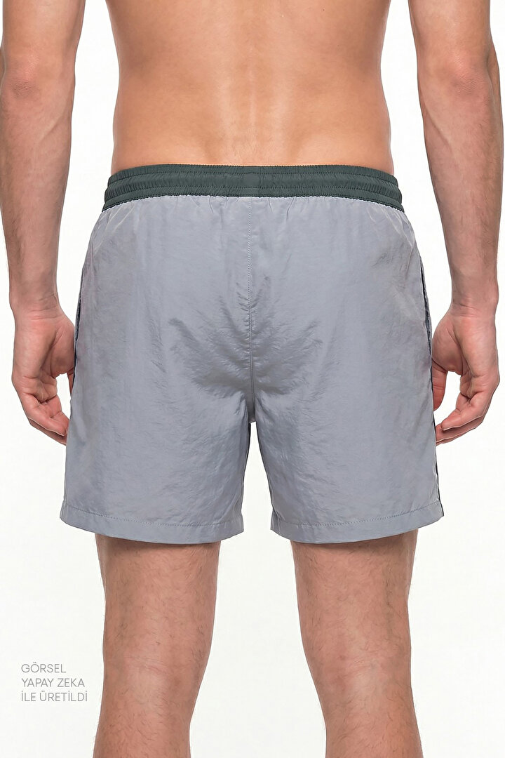 Man Blue Grey Lagos Shorts - 2