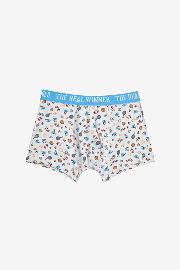 Boys Sporty 2in1 Multi Colour Boxer - 2