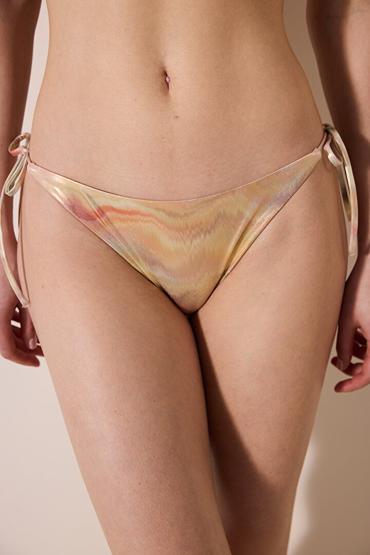 Cyrus Shiny Multi Colour Bikini Bottom - 1