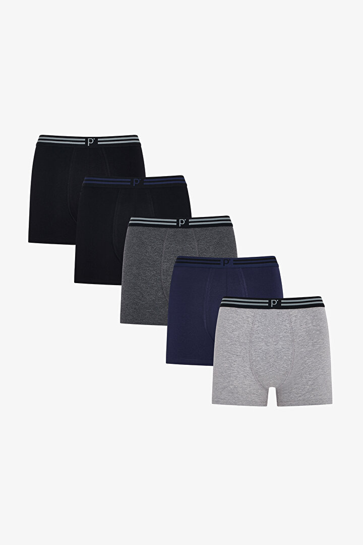 Erkek Renkli Urban Line Çoklu Boxer - 1