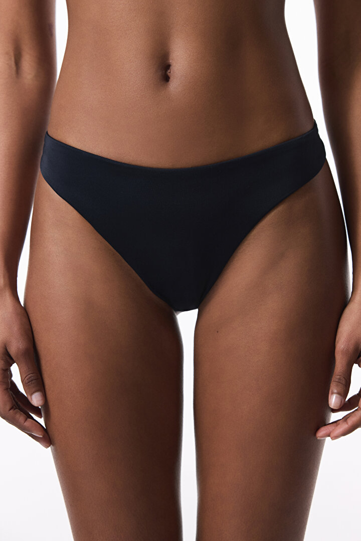 Siyah Extra Super Brazilian Bikini Alt - 1