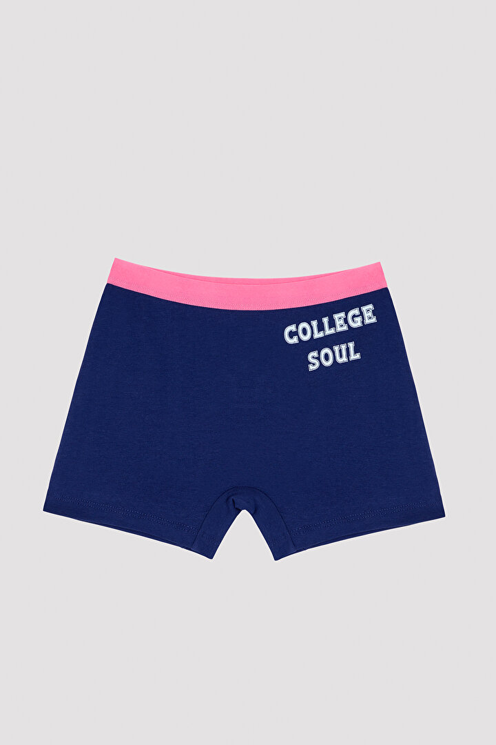 Girls College Soul 2 Pack Long Boxer - 2