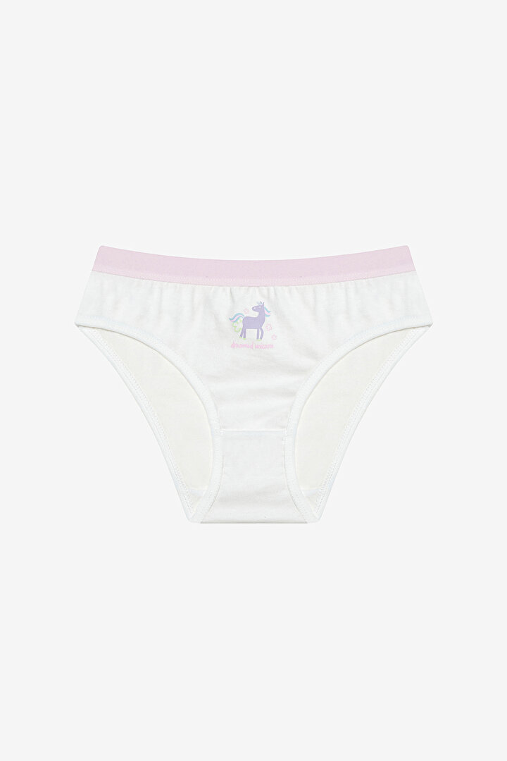 Kız Çocuk Dreamer Unicorn 5li Çok Renkli Slip Külot_1