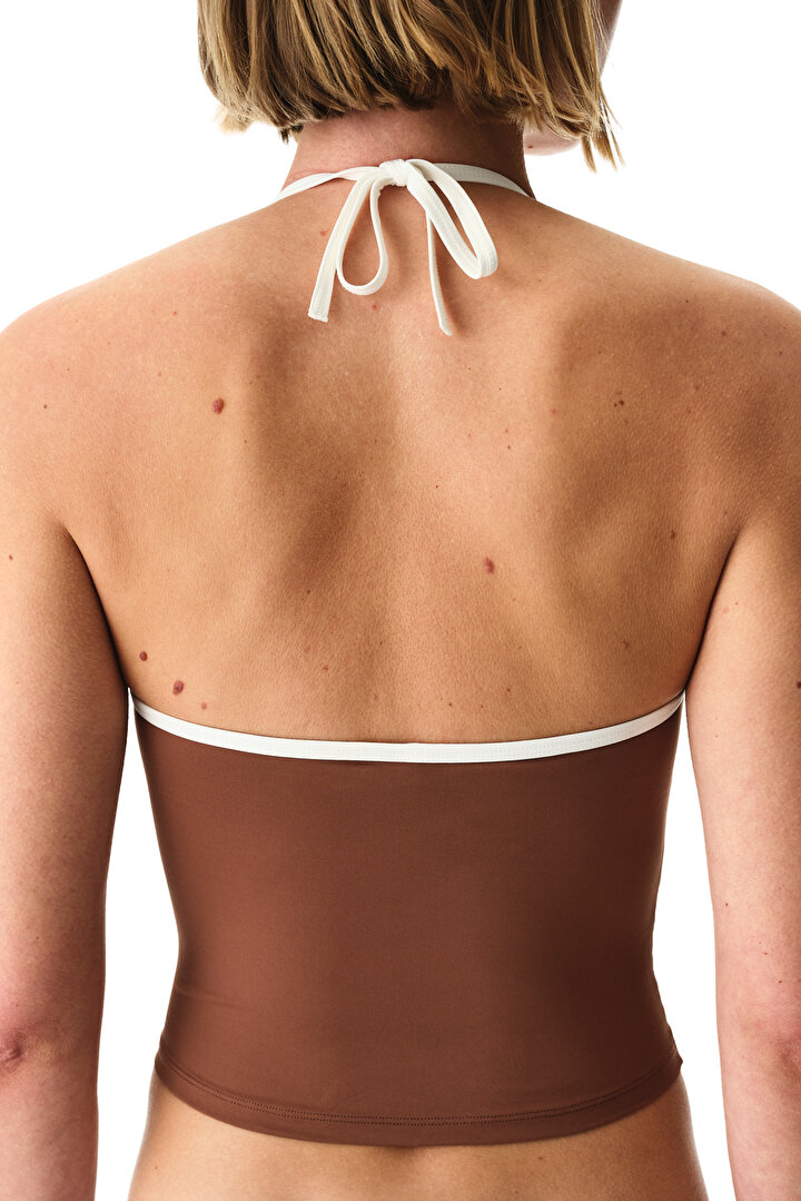 Açık Kahverengi Fiona Tankini Bikini Üstü - 2