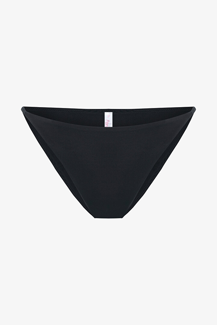 Siyah Super Düşük Bel Brazilian Bikini Altı - 4