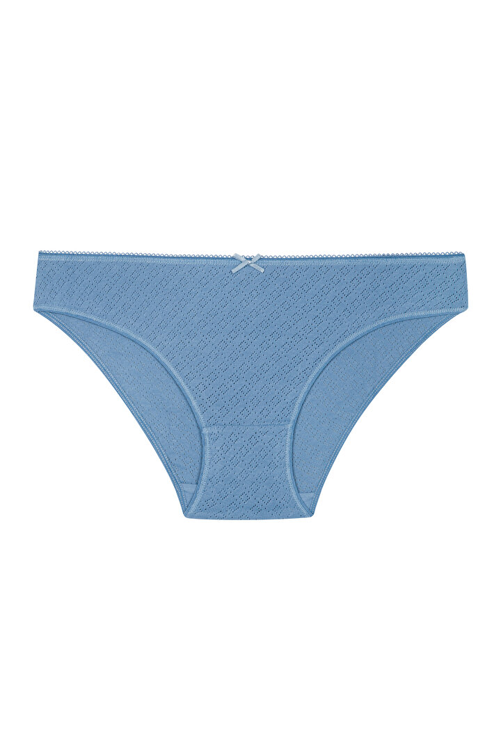 Soft Pointel Misty Blue 3Lü Slip Külot - 2
