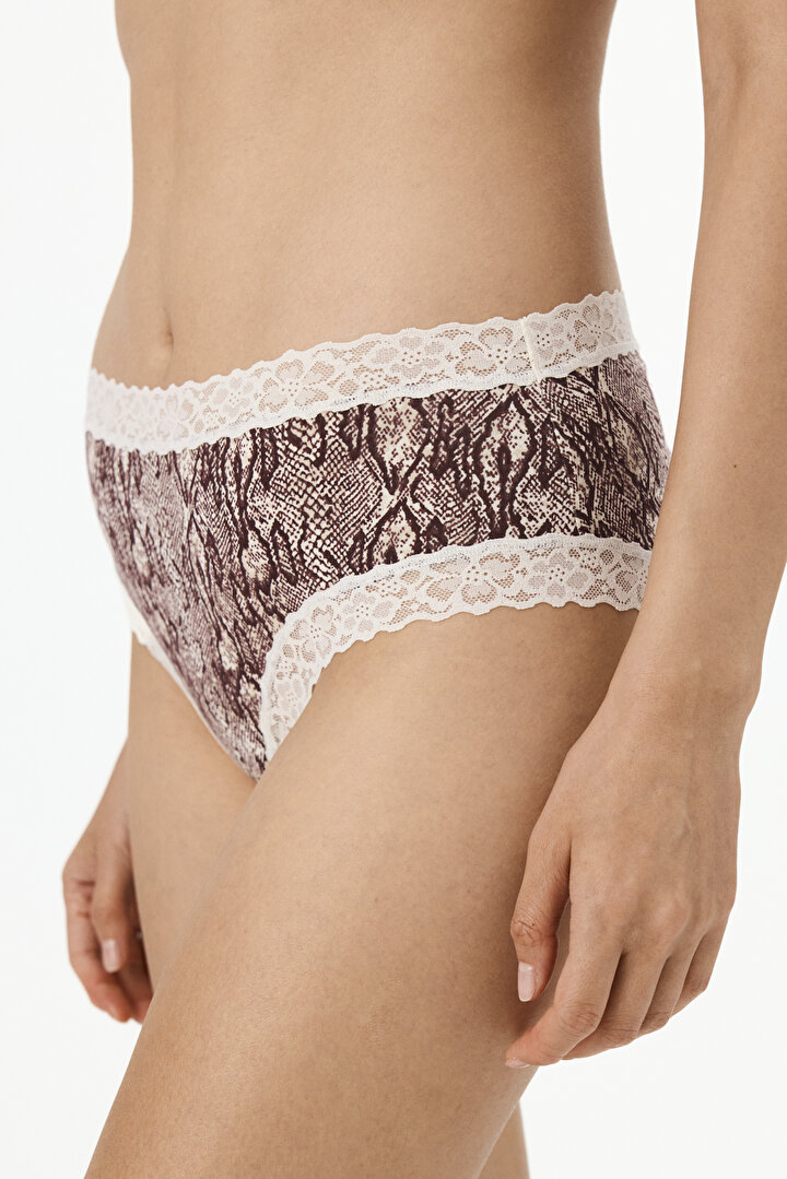 Ekru Comfy Pamuklu Cheeky Hipster Külot - 1
