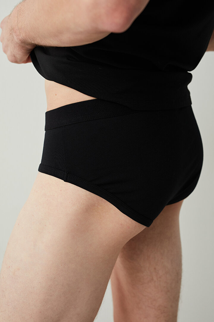 Siyah Erkek 2'li Slip Külot - 1