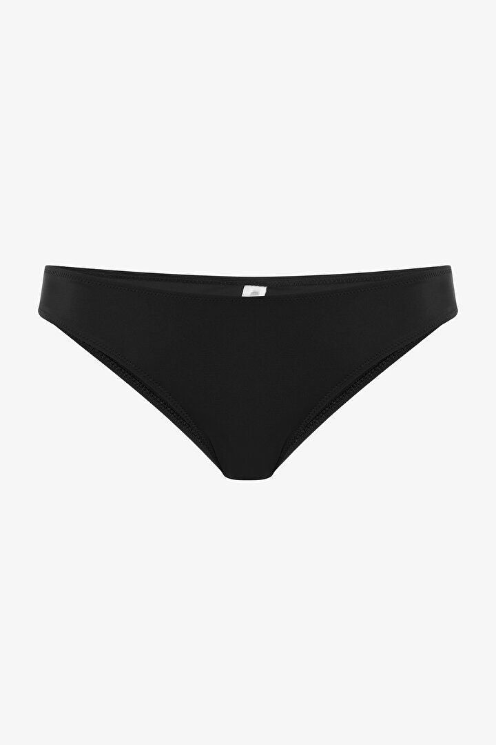 Siyah Slip Orta Bel Bikini Altı - 4