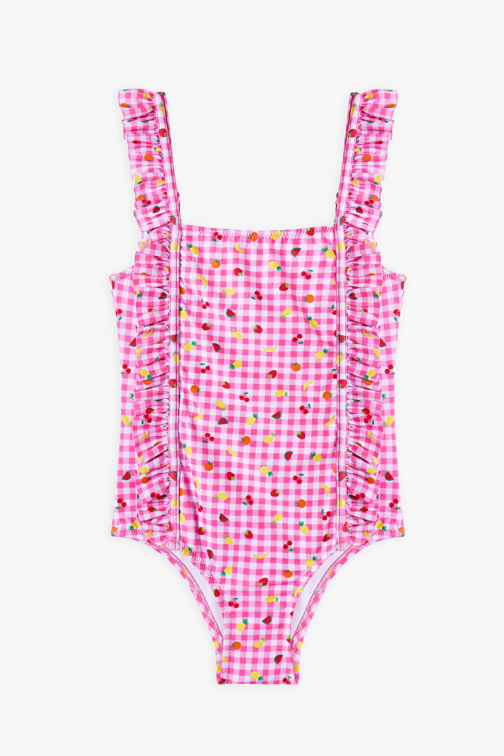 Renkli Kız Çocuk Picnic Mayo - 1