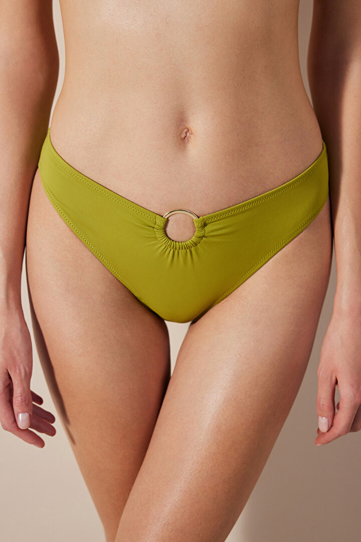 Style Ring Green Bikini Bottom - 1
