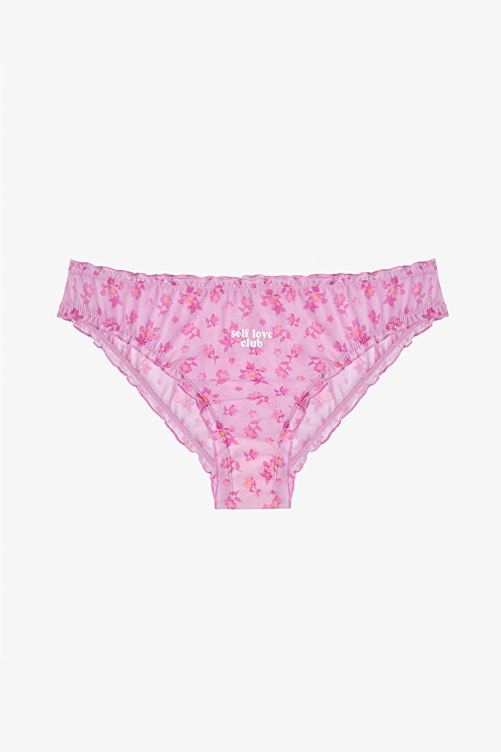 Pembe Romantic Slip Külot - 1