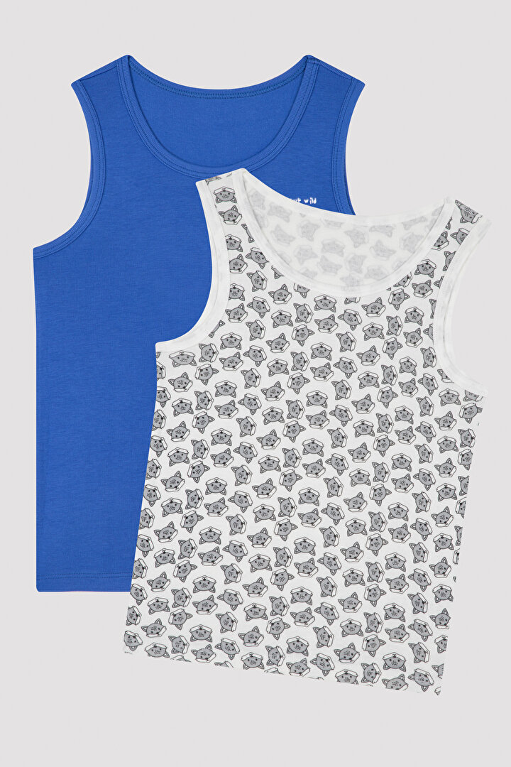 Multi Colour Boys B.Wolf Thermal 2in1 Tank - 1