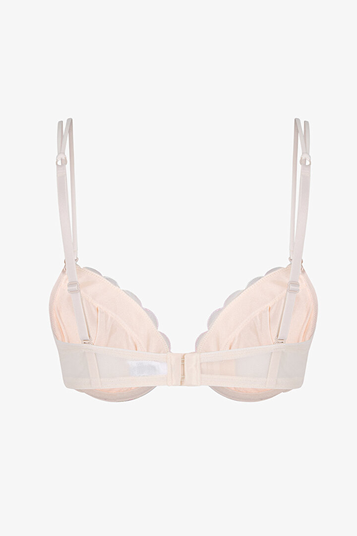 Bej Wow Broderie Sütyen - 2