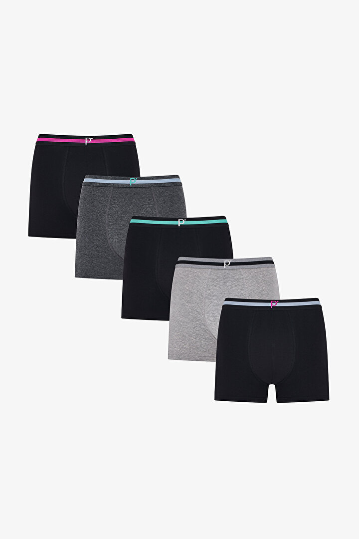 Erkek Renkli Classic Core Çoklu Boxer - 1