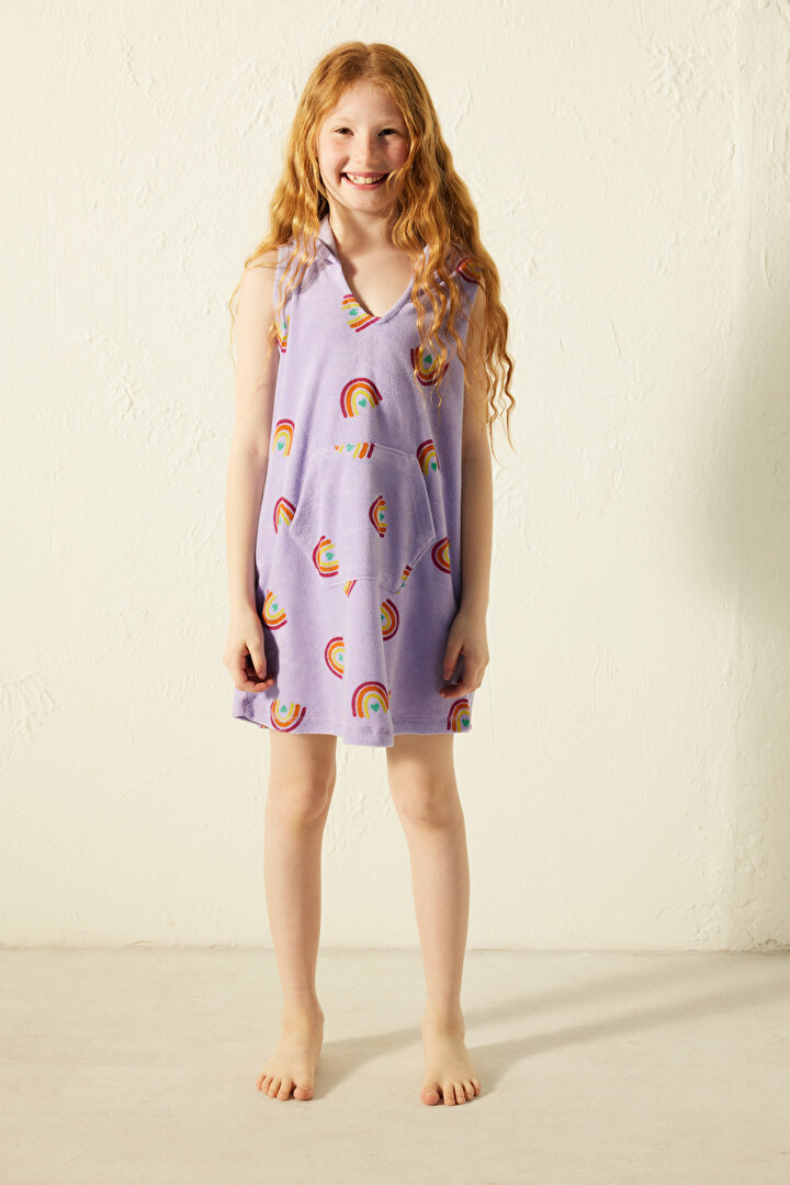 Kız Çocuk Gökkuşağı Elbise - 2
