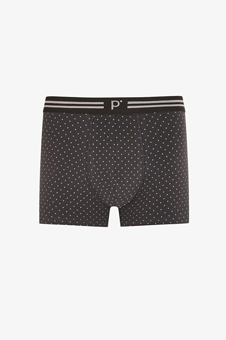 Erkek Darkmark Puantiye Desenli 3'lü Boxer - 2
