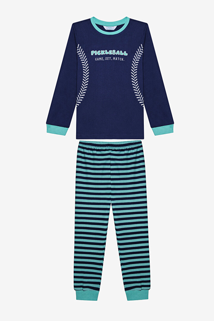 Boys Pickleball Thermal PJ Set - 1