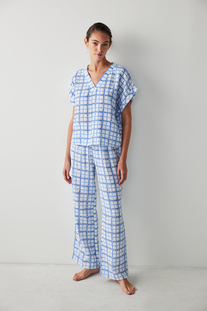 Carrie Printed Pantolon PJ Bottom - 2