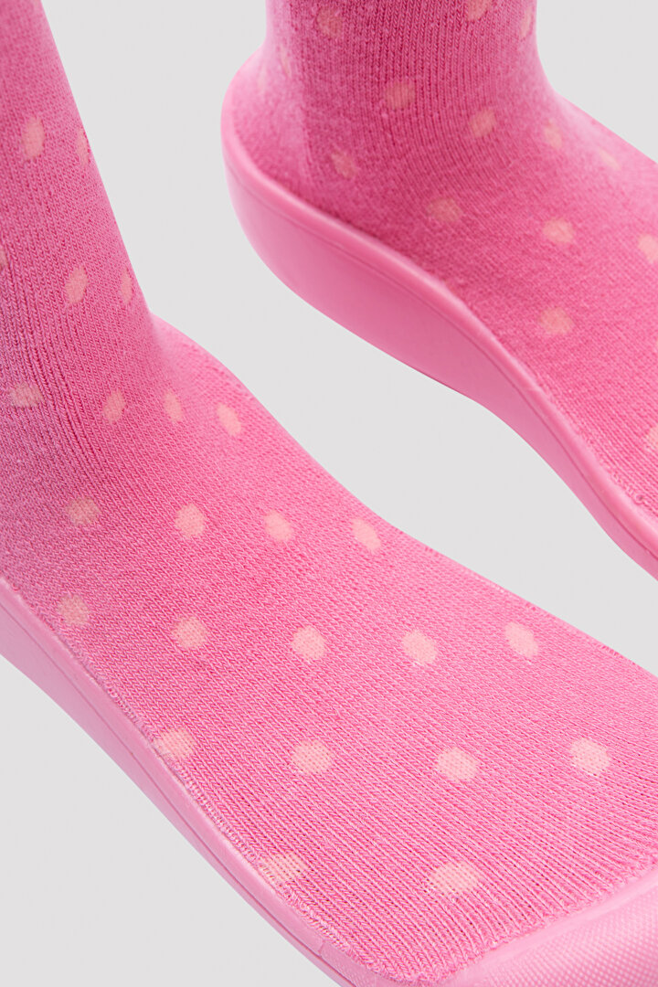 Candy Girls Pink Glitter Socks - 2