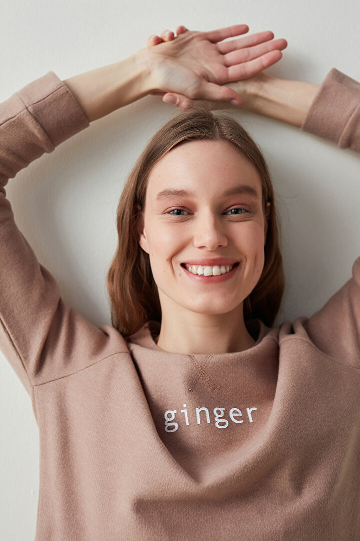 Bej Ginger Sweatshirt - 1