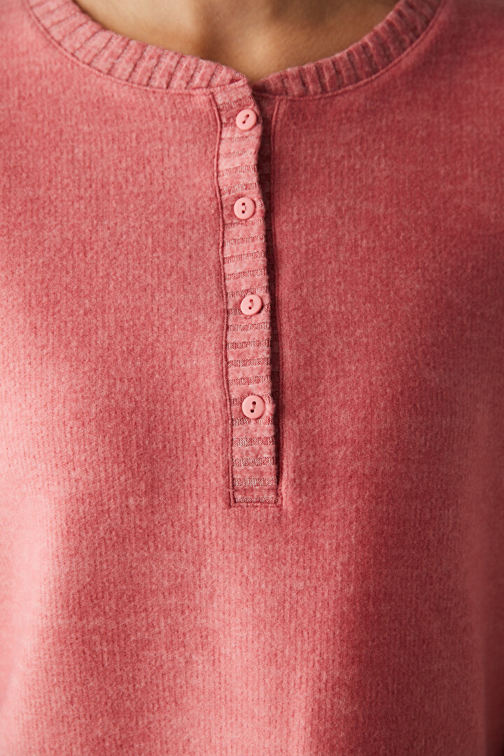 Orange Rose Soft Termal Sweatshirt - 2