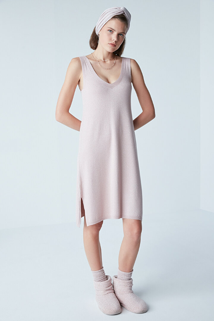 Rose Dazzling Knitted Dress - 2
