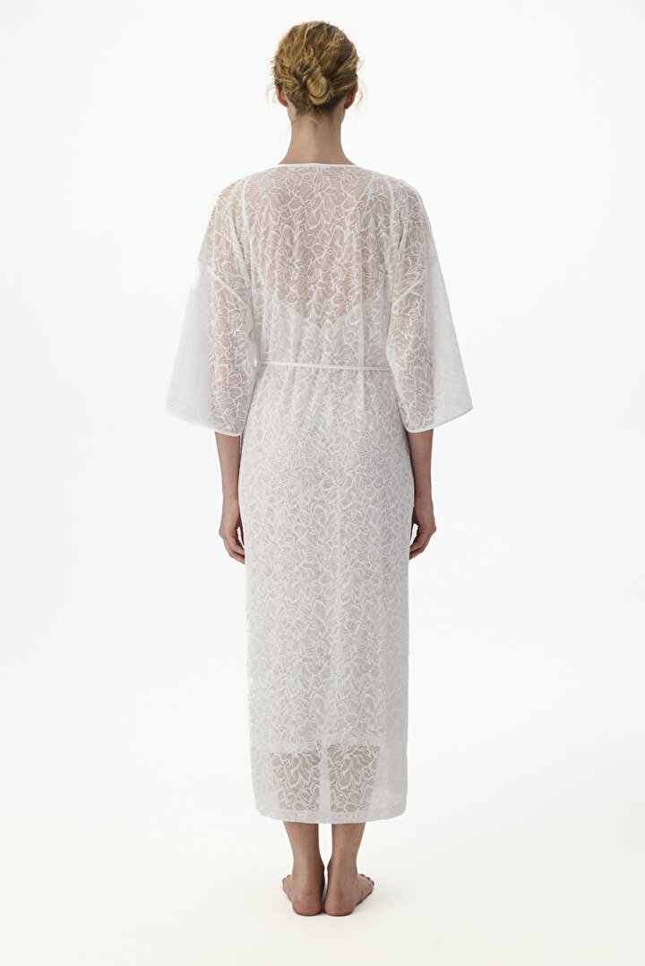 Beyaz Bridal Delicate  Gecelik - 2