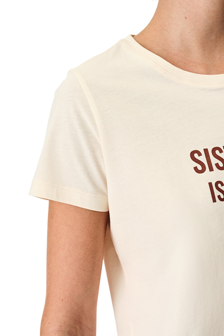 Renkli Sisterhood Pamuklu Şortlu Pijama Takımı - 2