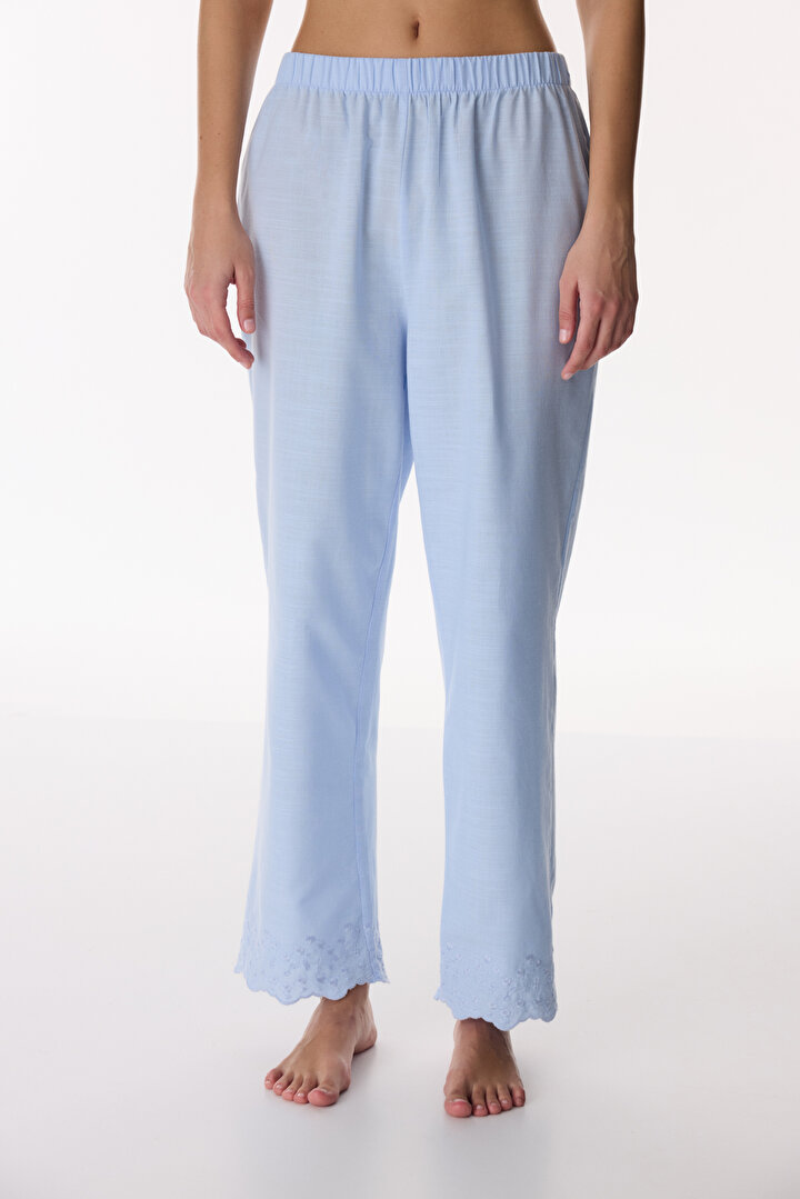 Blue Relax Time Pants Pajama Bottom - 1