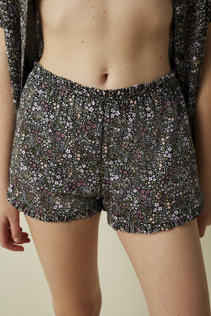 Mix Ditsy Bloom Şort Pijama Altı - 2