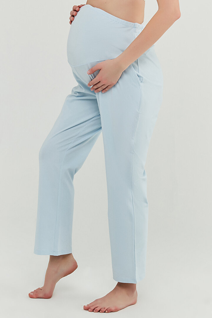 Açık Mavi Mama Hamile Blue Pantolon Pijama Altı - 2