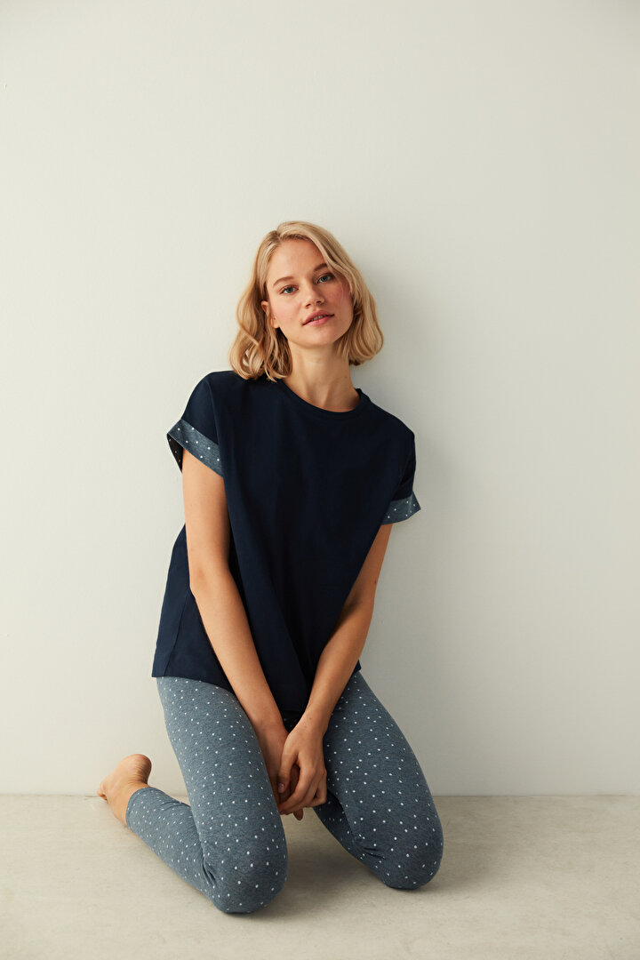 Blue Tshirt PJ Top - 2