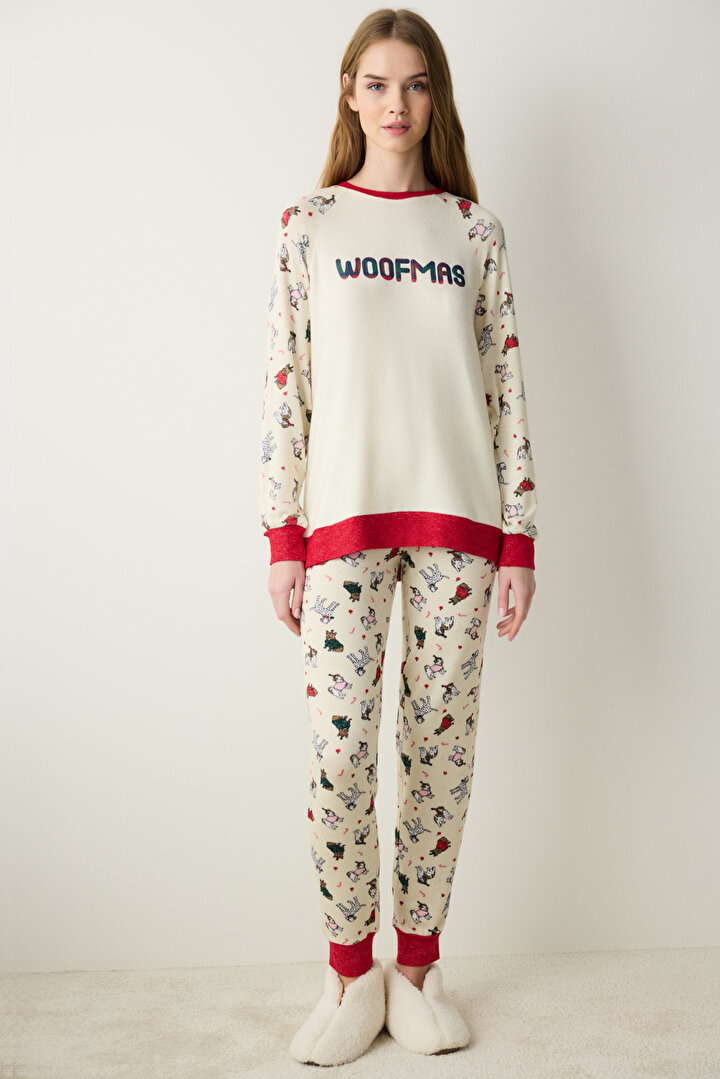 Woofmas Ekru Sweatshirt - 2