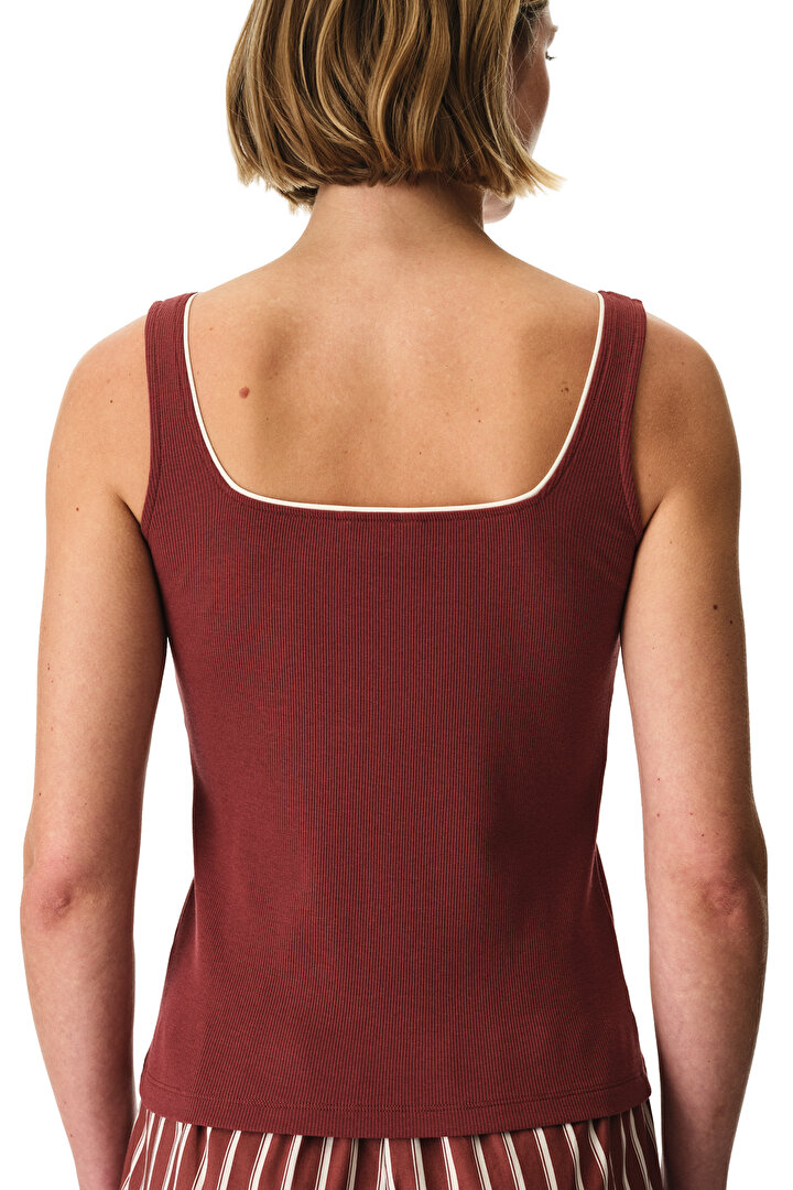 Burgundy Sisterhood Tank Pajama Top - 2