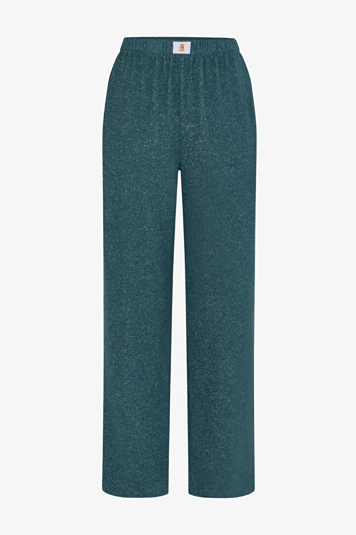 Green Happy Bear Pyjama Bottoms - 1