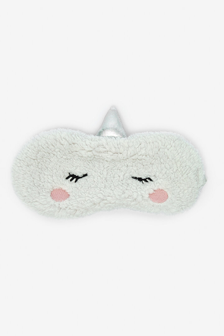 Unicorn Light Grey Sleep Mask - 1