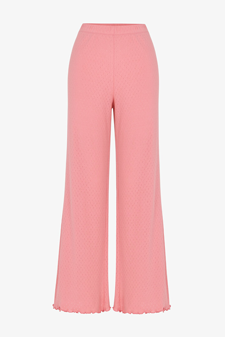 Pembe Dusty Rose Pointel Pijama Altı - 1