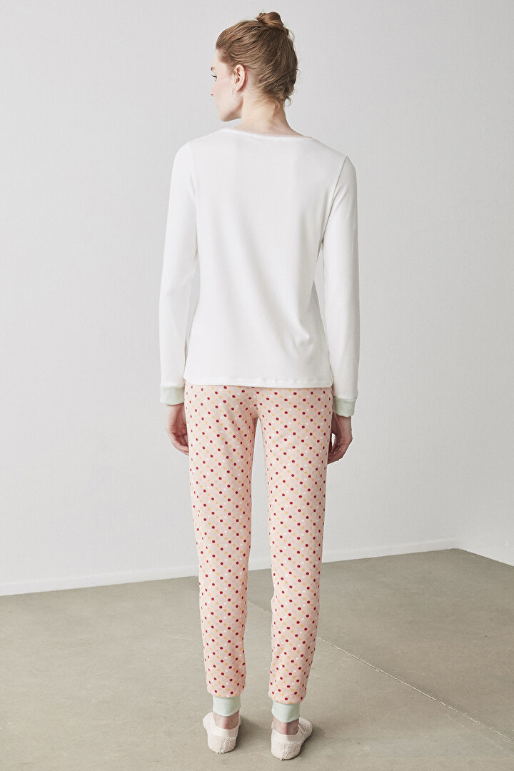 Coffee Cat Termal Pant Set - 4