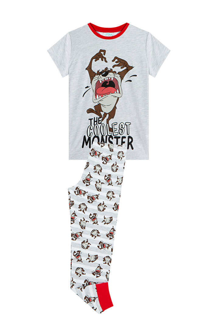 Erkek Çocuk Lic Family Tasmanian SS 2Li Pijama Takımı - 3