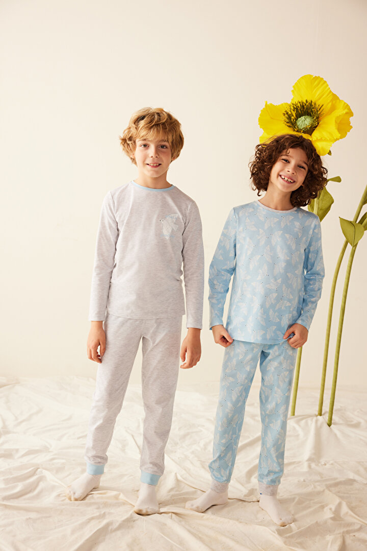 Erkek Çocuk Bird 2li Pijama Takımı - 1