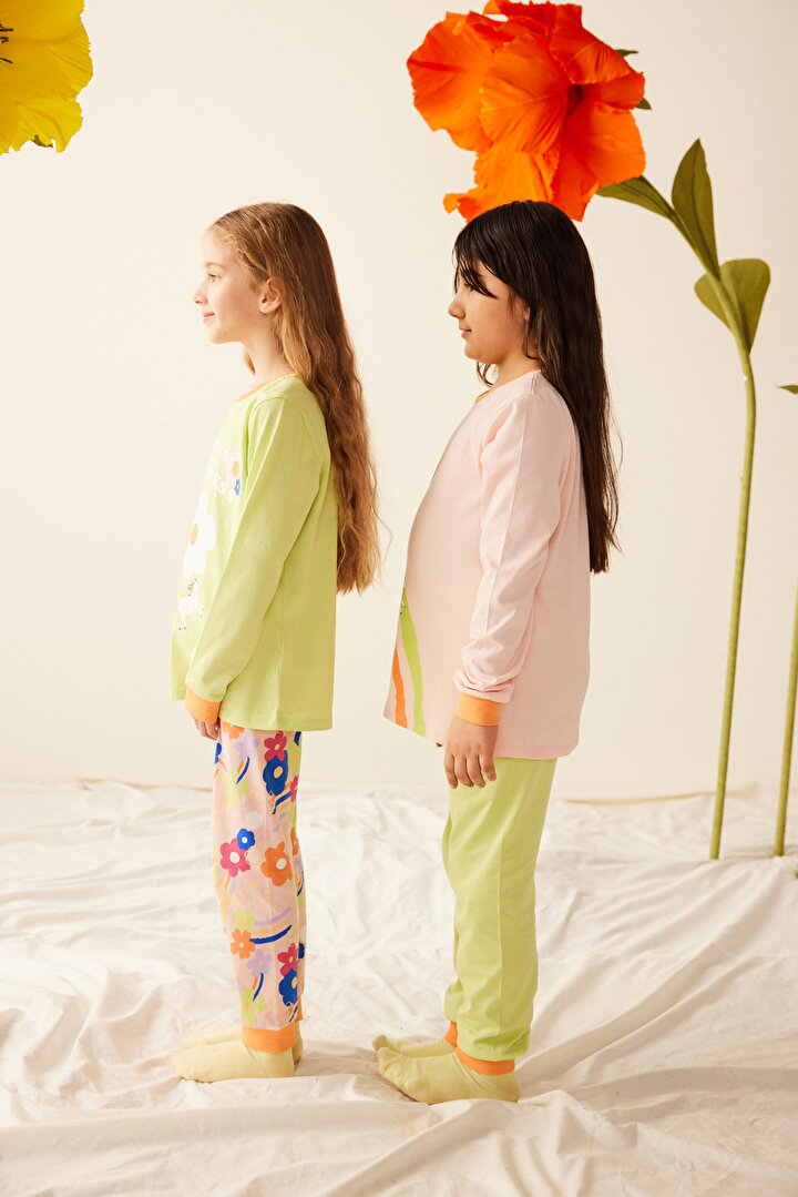 Kız Çocuk Happiness 2li Pijama Takımı - 2