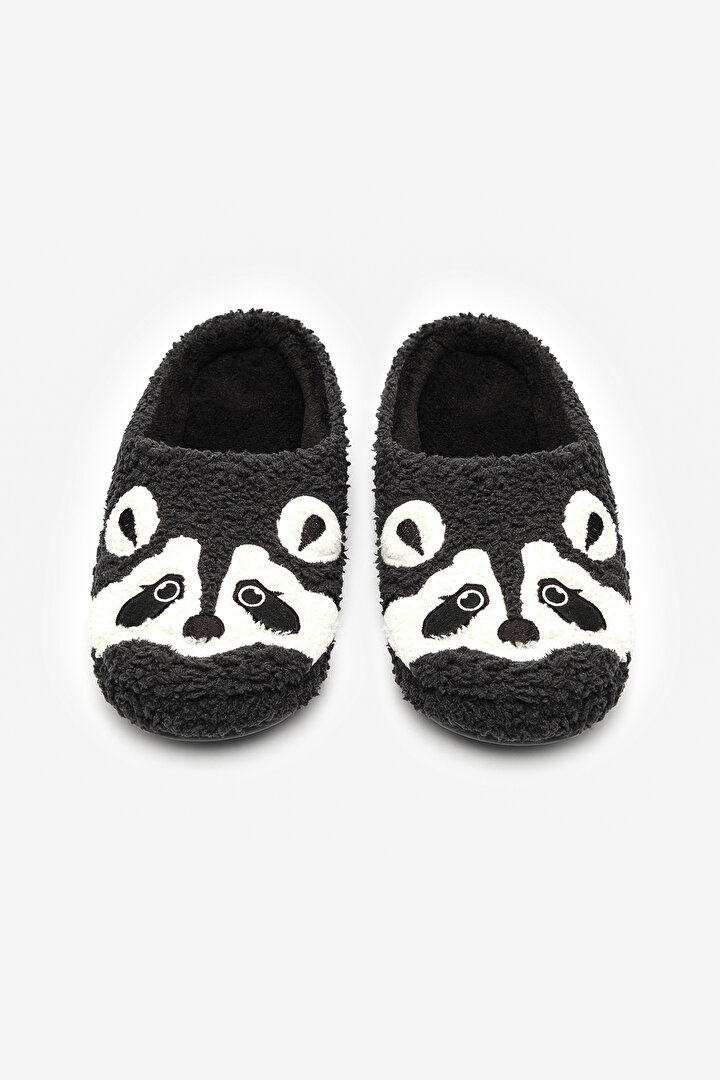 Man Racoon Grey Slippers - 1