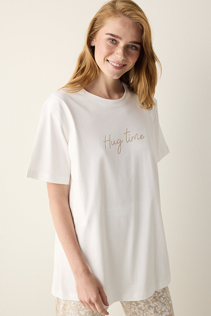 Mama Hug Time Tshirt PJ Top - 1