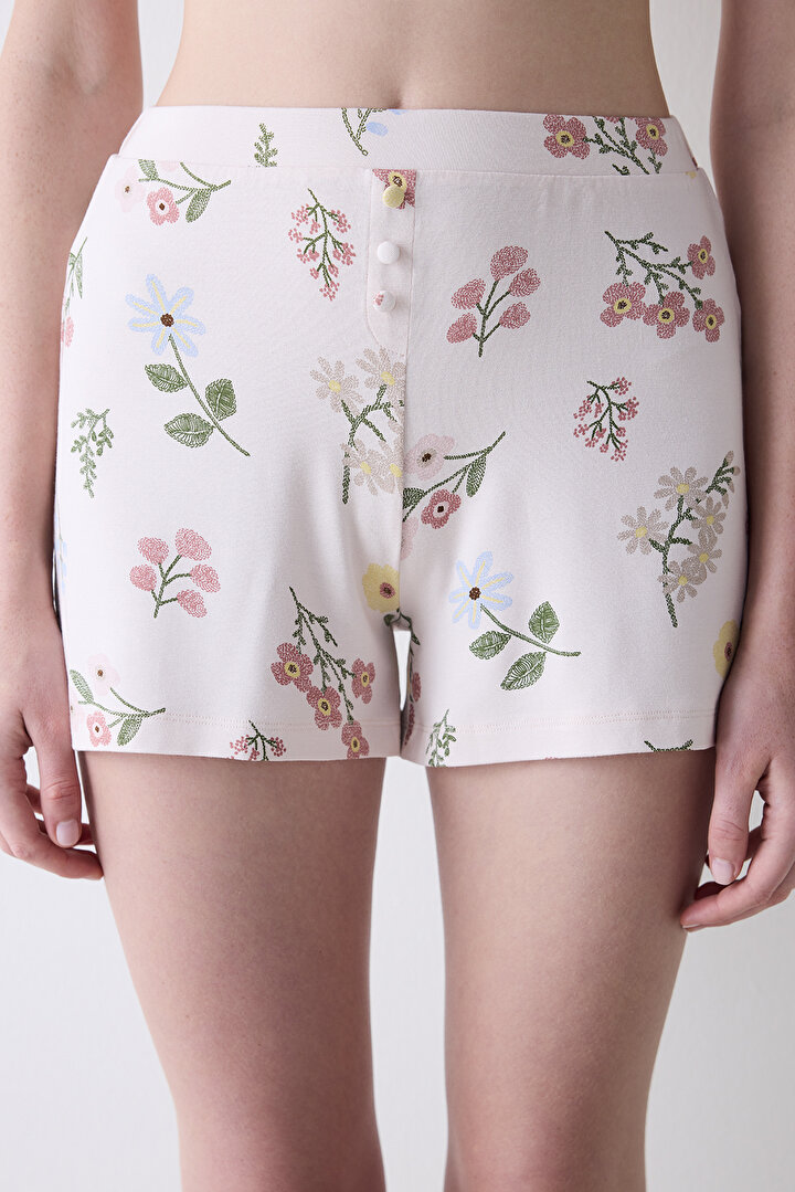 Margot Light Pink Shorts PJ Bottom - 1