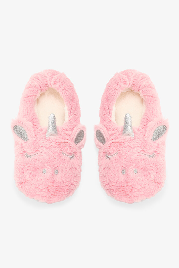 Açık Pembe Unicorn Ev Patiği - 1