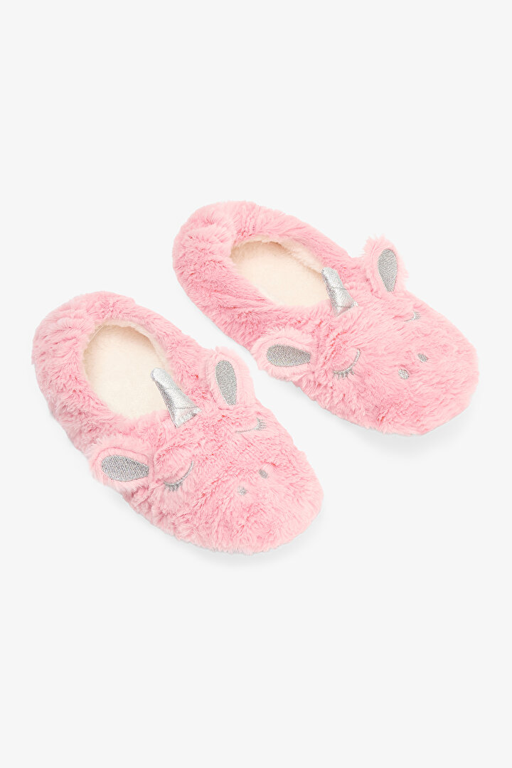 Açık Pembe Unicorn Ev Patiği - 2