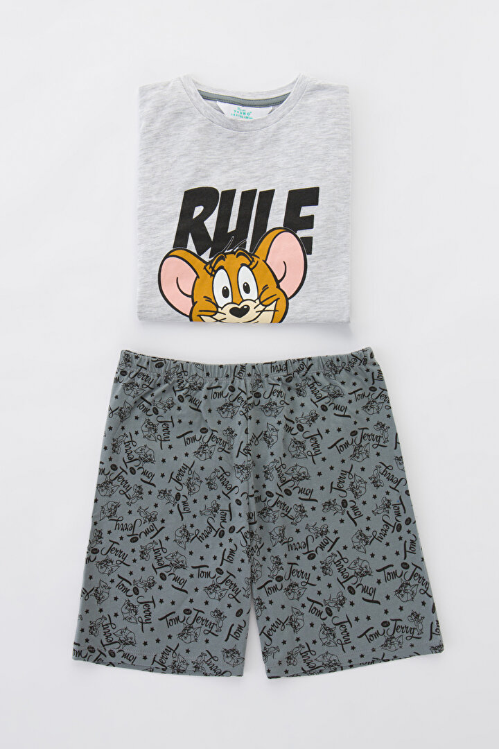 Erkek Çocuk Lic Tom&Jerry Dad 2li Pijama Takımı - 1